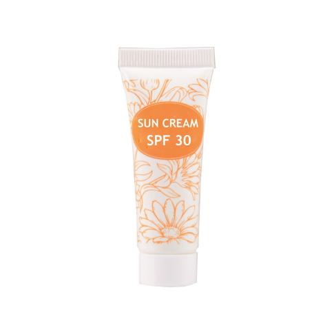 Kleine zonnebrad tube met bedrukking rondom bedrukte zonebrand tube 10 ml